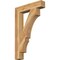 Ekena Millwork Balboa Block Rough Sawn Bracket, Western Red Cedar, 4"W x 22"D x 34"H BKT04X22X34BOA05RWR - alternate 1